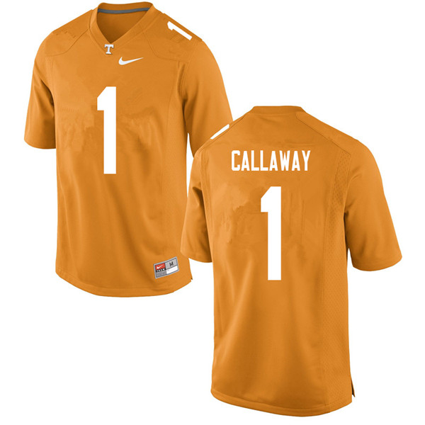 Men #1 Marquez Callaway Tennessee Volunteers College Football Jerseys Sale-Orange - Click Image to Close